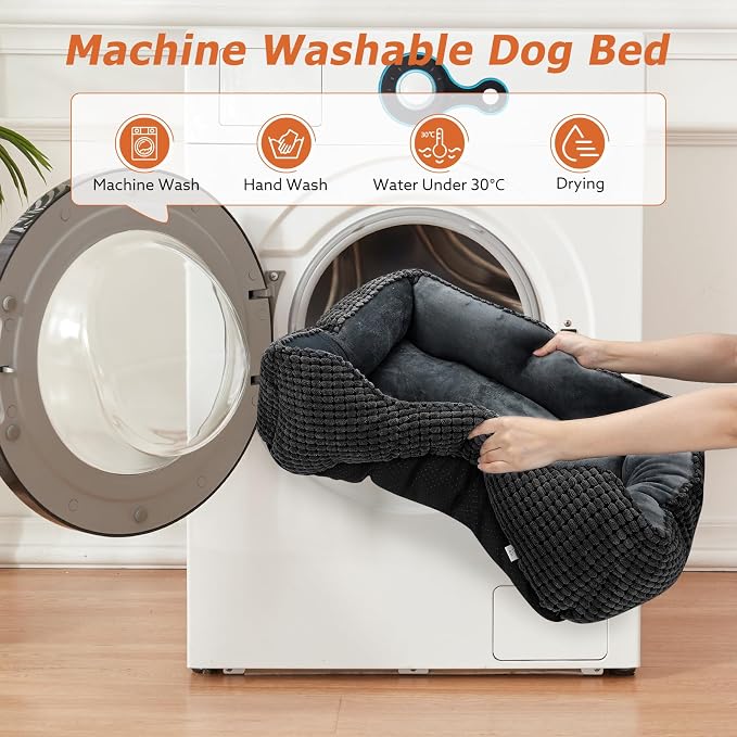 MIXJOY Rectangle Washable Orthopedic Dog Bed - Image 7