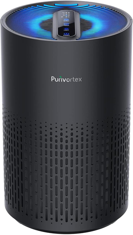 Purivortex Air Purifiers for Bedroom, Quiet Air Purifier by Purivortex