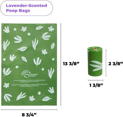 Best Pet Supplies Poop Bags for Dogs, 50% Post-Consumer Recycled Content dog - Image 2