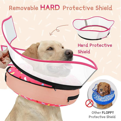 Supet Raised Inflatable Dog Cone Collar to Stop Licking, Soft Dog Cone - Image 3