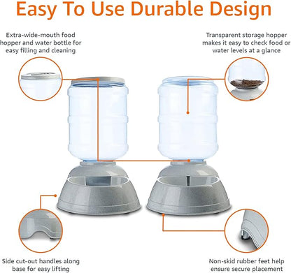 Amazon Basics Large Capacity Automatic Pet Water Dispenser and Gravity Feeder - Image 4