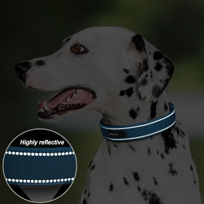 PetiFine Dog Collars for Medium Dogs, Neoprene Padded and Adjustable, - Image 4