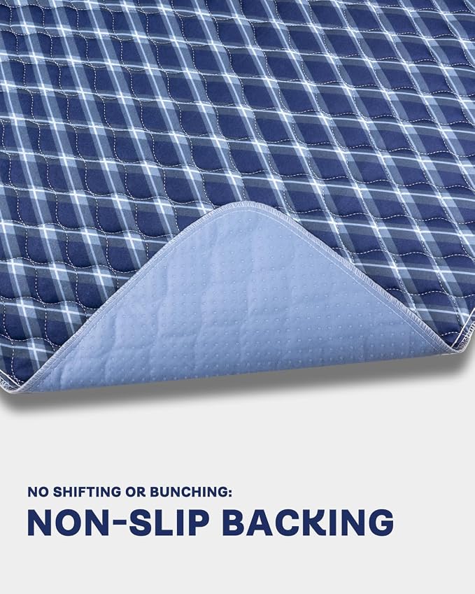 Non-Slip Bed Pads for Incontinence Washable, Waterproof Bed Pads, Bed Wetting - Image 4