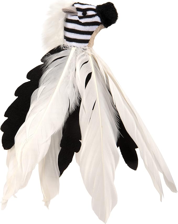 Instincts by SmartyKat HappyNip Zingy Zebra Feathered Toss & Chase Interactive by SmartyKat