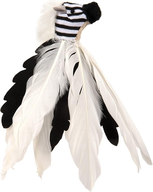 Instincts by SmartyKat HappyNip Zingy Zebra Feathered Toss & Chase Interactive by SmartyKat