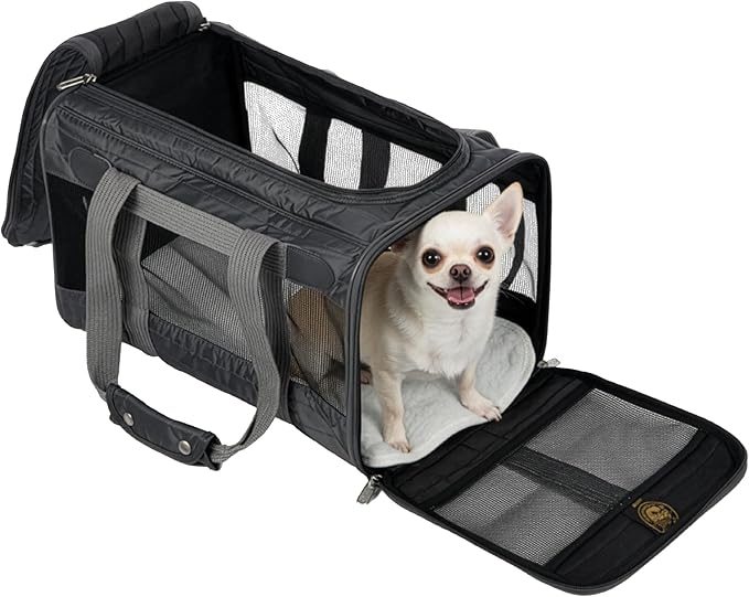 Sherpa Original Deluxe Travel Pet Carrier, Airline Approved & Guaranteed On by Sherpa
