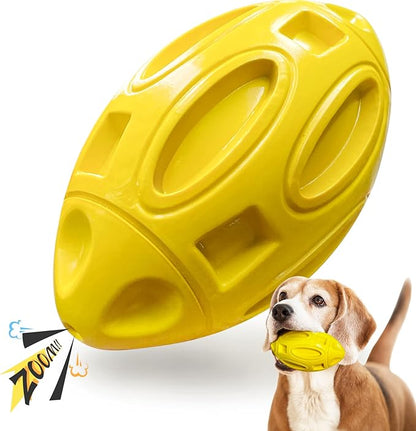 EASTBLUE Squeaky Dog Toys for Aggressive Chewers: Rubber Puppy Chew Ball by EASTBLUEpet