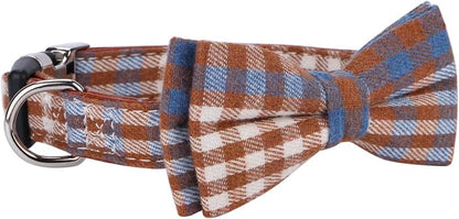 Faleela Soft &Comfy Bowtie Dog Collar, Detachable and Adjustable Bow Tie Collar - Image 2