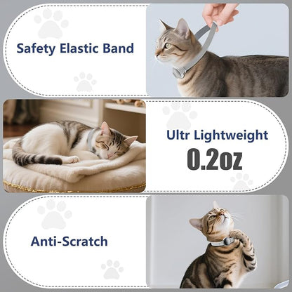 AirTag Cat Collar, Ultra Elastic Cat Tracker Collar, Airtag Holder Compatible - Image 6