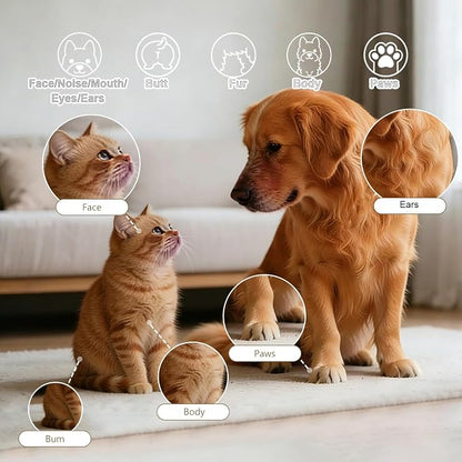 5-Finger Pet Grooming Glove Wipes - Image 6