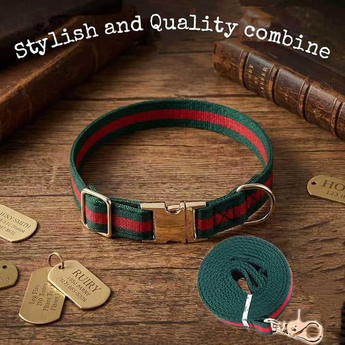 Premium Dog Collar, Cute Dog Collars Luxury Style, Durable Pet Collars and Dog - Image 5