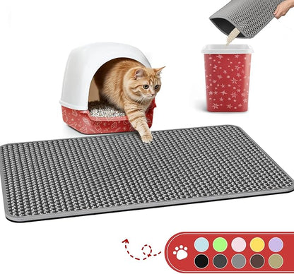 Cat Litter Mat - 23.2'' x 29.1'' Large Litter Trapping Mat, Waterproof by Powools