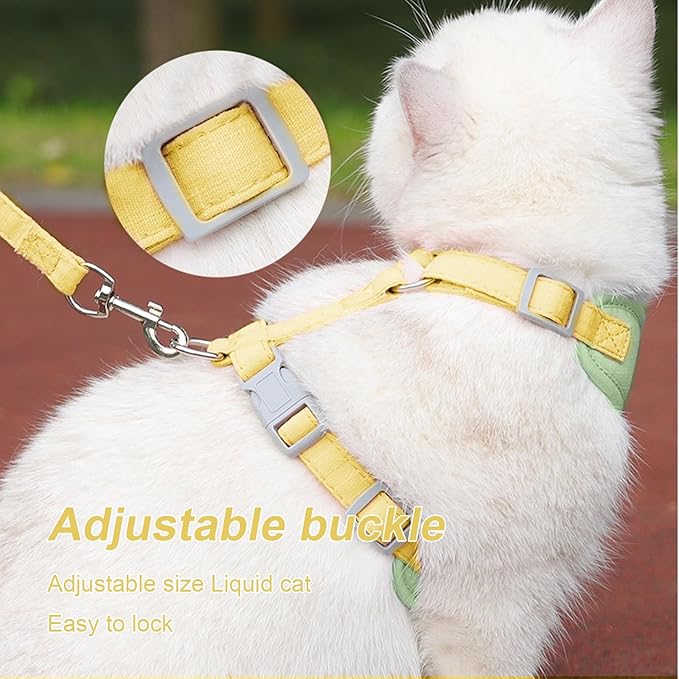 wanheart Cat Harness and Leash Set Escape-Proof Adjustable cat Leash and - Image 5