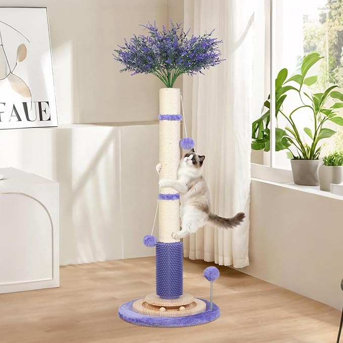 Cat Scratching Post for Indoor Large Adults, Cute Tree - Image 7