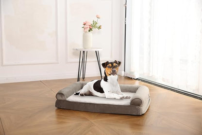 Amazon Basics Dog Bed with Cooling Gel Memory Foam, Pressure-Relief Support - Image 6