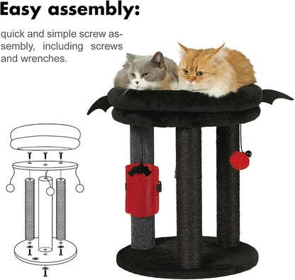 MECOOL 4in1 Small Cat Tree, Scratching Post - Image 8