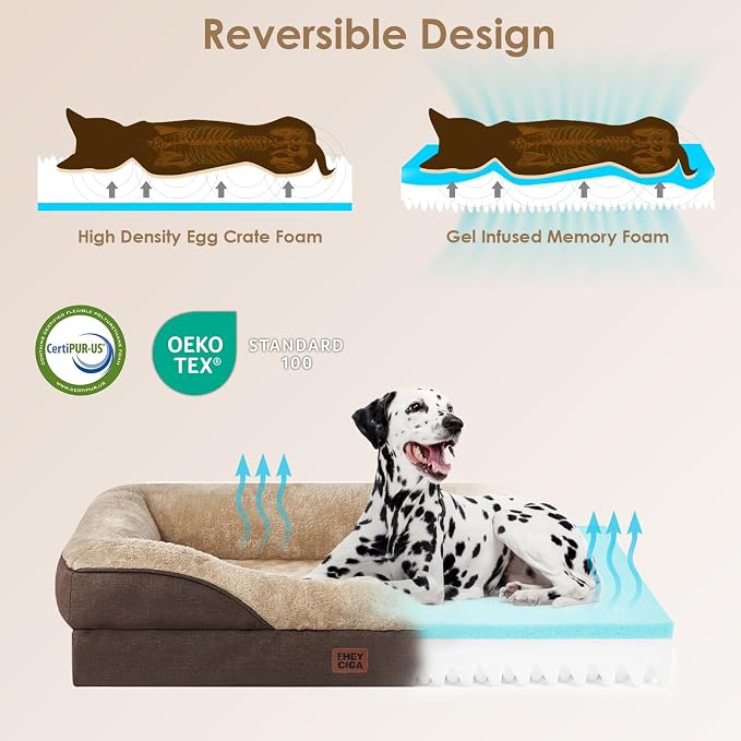 EHEYCIGA Orthopedic XXL Dog Bed - Image 3