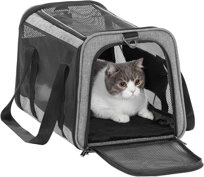 Petsfit Cat Carrier Dog Carriers Airline Approved, 3 Carrying Ways, Lightweight - Image 9