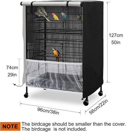 Bird Cage Cover, 600D Universal Pet Cage Cover - Image 3