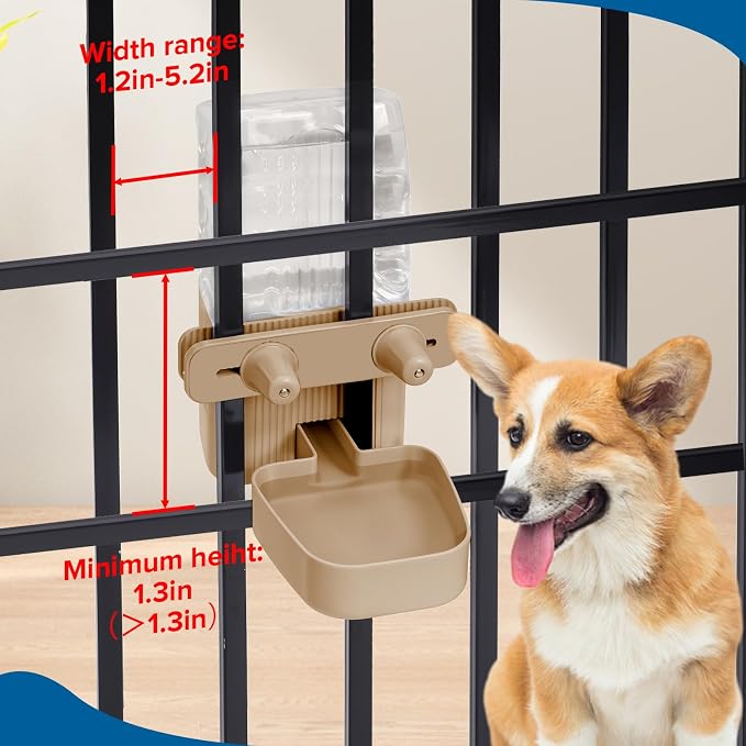50 oz Rabbit Water Dispenser, Gravity Dog Water Bowl Dispenser - Image 4