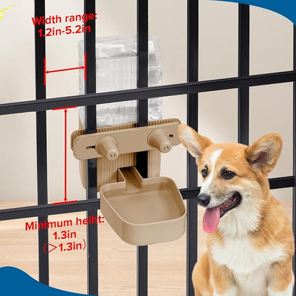 50 oz Rabbit Water Dispenser, Gravity Dog Water Bowl Dispenser - Image 4