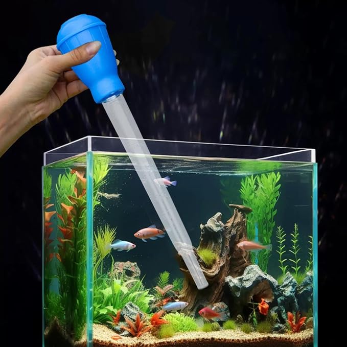 Manual Water Changer Fish Tank Cleaner Coral Feeder Universal Lightweight - Image 3