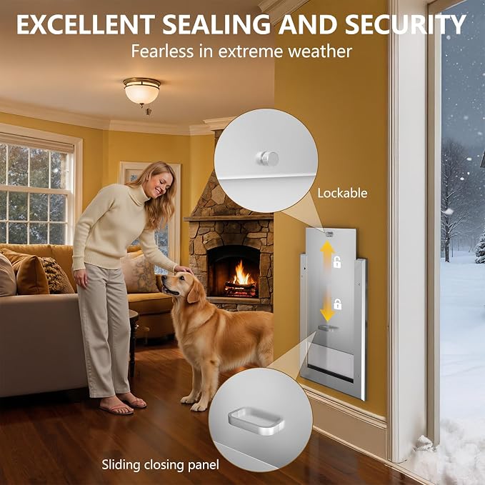 Ownpets Aluminum Large Dog Door - Image 5
