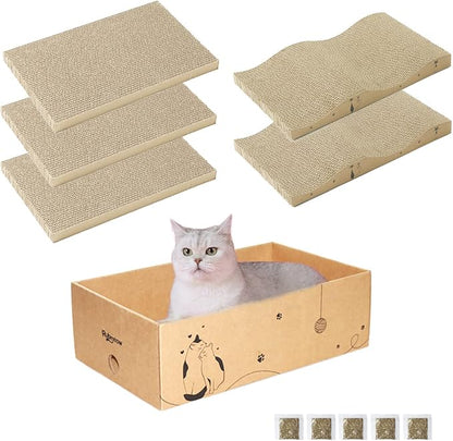 Cat Scratcher Cardboard Scratch Pad Box - Image 8
