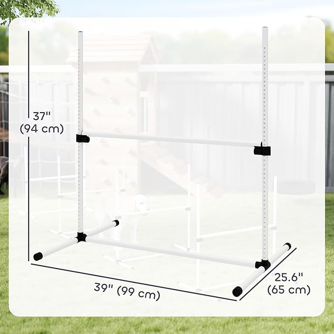 PawHut 4 Piece Dog Agility Training Equipment - Image 3