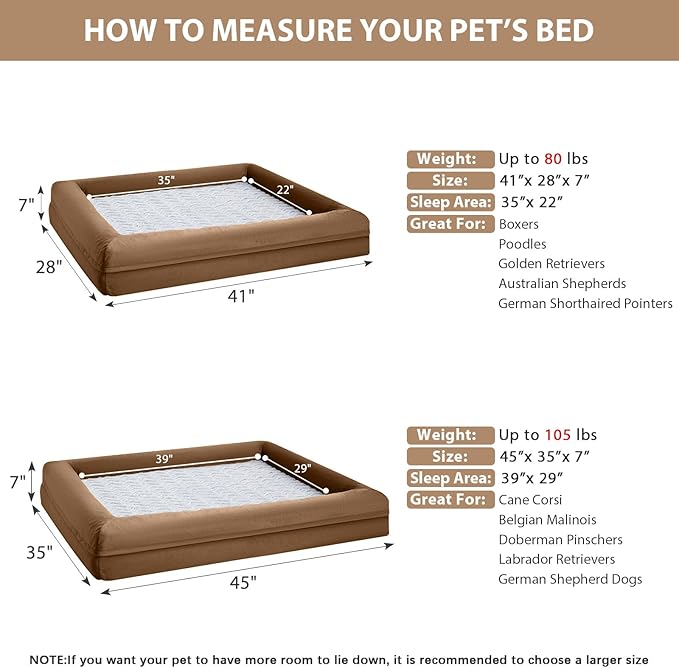 WNPETHOME XL Extra Large Dog Bed, Washable Dog Couch - Image 3
