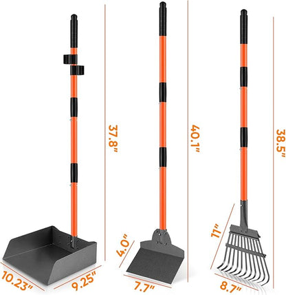 Pooper Scooper, Extra Large Long Handle Dog Pooper Scooper - Image 2