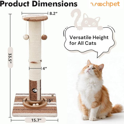 34inches Tall Cat Scratching Post - Image 3