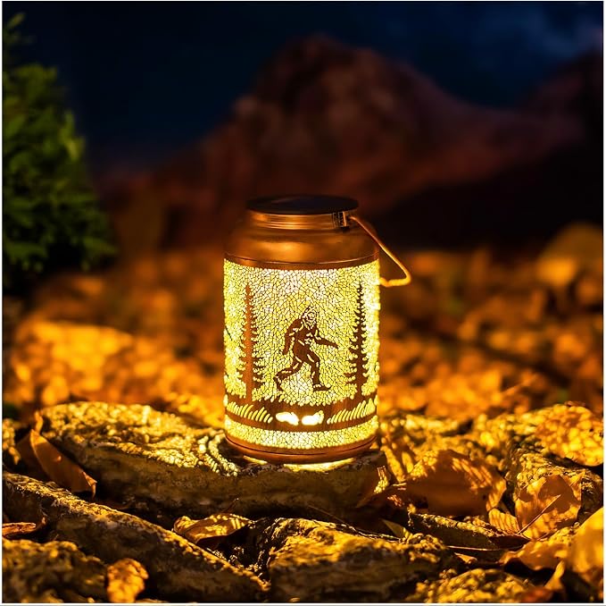Bigfoot Solar Lanterns Outdoor Hanging Waterproof Solar Lights Big Foot - Image 2