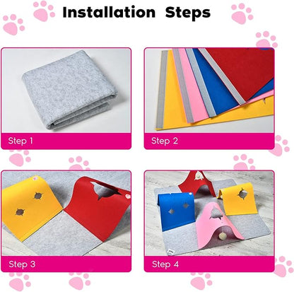 Cat Toys Tunnel for Indoor Cats, Interactive Cat Enrichment Furniture - Image 7