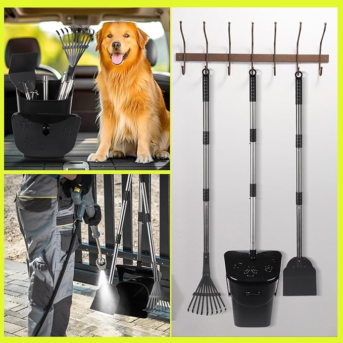 39.8'' Long Handle Dog Pooper Scooper - Image 7