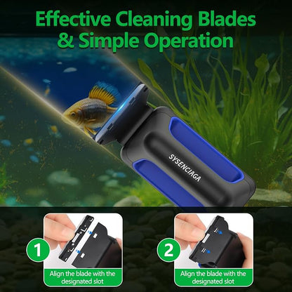 Aquarium Magnet Glass Cleaner, Double-Sided Detachable & Floating Algae Scraper - Image 5