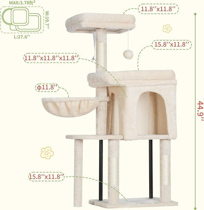Hey-brother Cat Tree Tower, Scratching Posts - Image 6