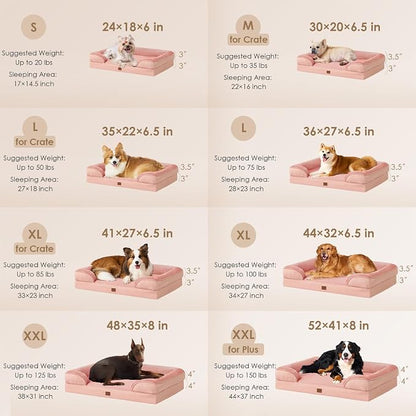 EHEYCIGA Orthopedic Dog Beds for Large Dogs, Waterproof Memory Foam Large Dog - Image 2