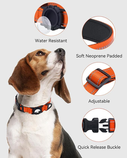 Joytale Airtag Dog Collar, Reflective Pet Collar - Image 7