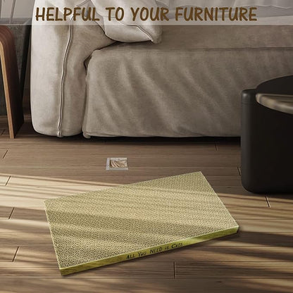 AccEncyc Cardboard Cat Scratcher Pads Cat Scratching Board - Image 4