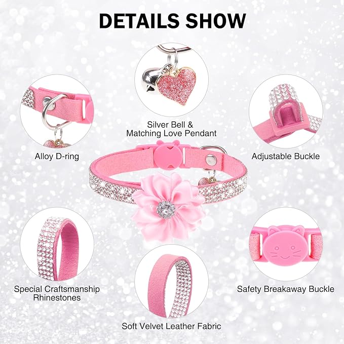 Rhinestone Cat Collar Breakaway - Image 2