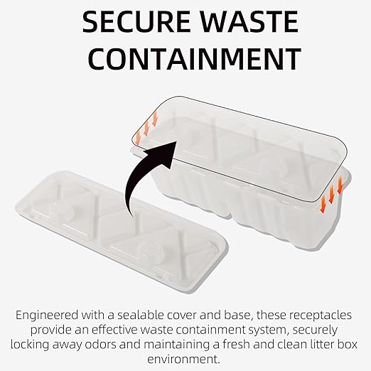 20-Pack Litter Box Waste Receptacles Compatible - Image 4