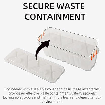 20-Pack Litter Box Waste Receptacles Compatible - Image 4
