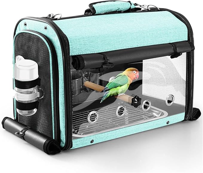SUERTREE Bird Carrier Bag Bird Travel Cage by Suertree