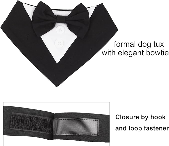 ADOGGYGO Formal Dog Tuxedo Bandana - Image 5