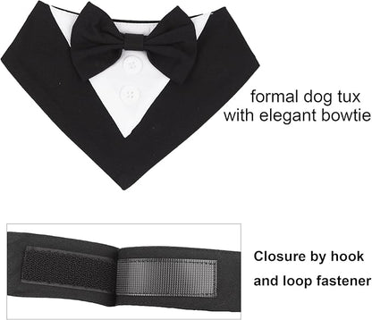 ADOGGYGO Formal Dog Tuxedo, Wedding Dog Bandana Collar - Image 5