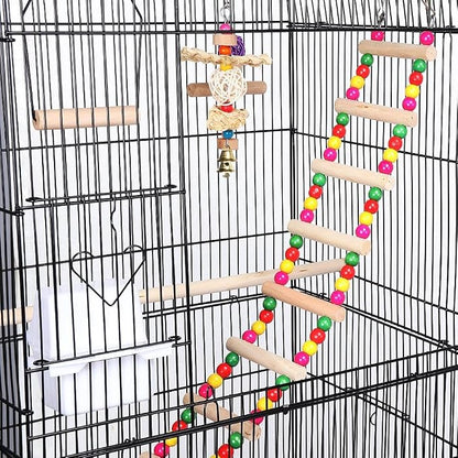 Yaheetech 39-inch Roof Top Large Flight Parrot Bird Cage - Image 8