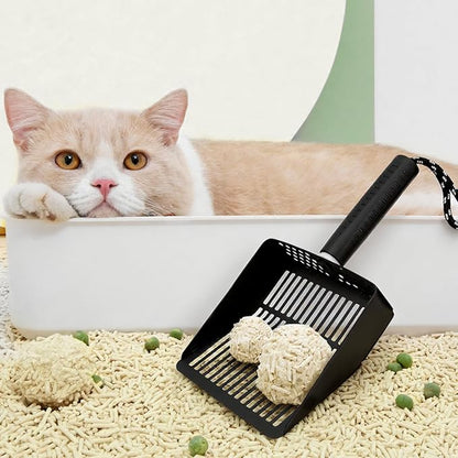 Metal Cat Litter Scooper with Holder, Stainless Steel Metal Litter Scoop - Image 7