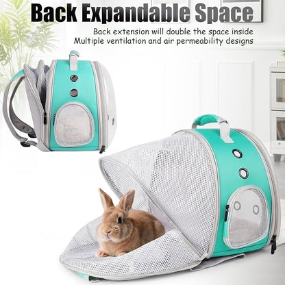 Back Expandable Backpack for Small Animals, Portable Travel Bag Breathable Pet - Image 2