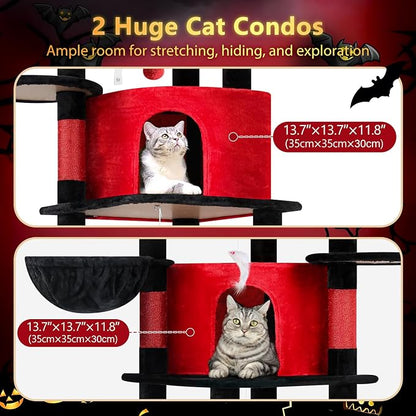 Globlazer Gothic Corner Cat Tree Tower - Image 4